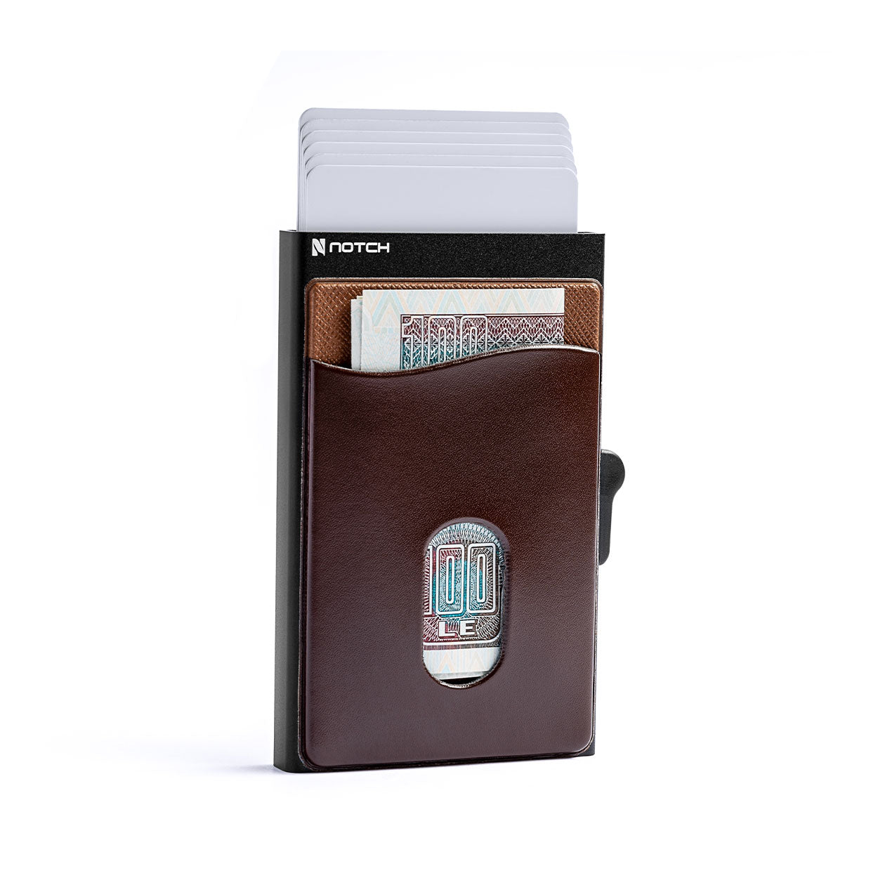 GoWallet Aluminium RFID Block (Leather)