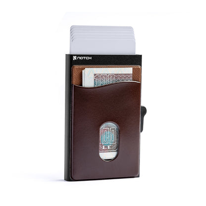GoWallet Aluminium RFID Block (Leather)