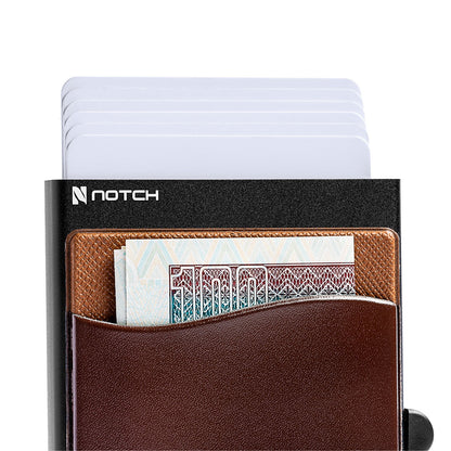 GoWallet Aluminium RFID Block (Leather)