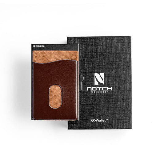 GoWallet Aluminium RFID Block (Leather)