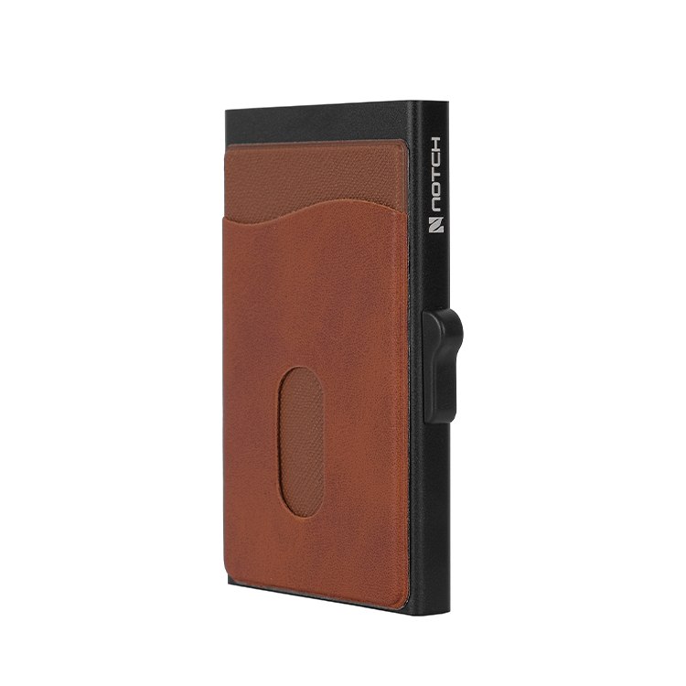 GoWallet Aluminium RFID Block (Leather)