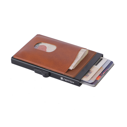 GoWallet Aluminium RFID Block (Leather)